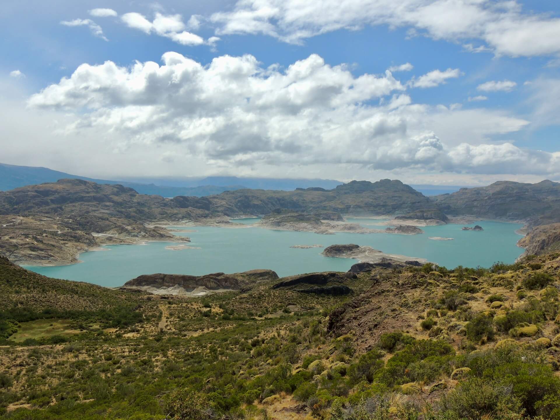 Panoramic view of the Carretera Austral in Patagonia Landscapes of the Carretera Austral